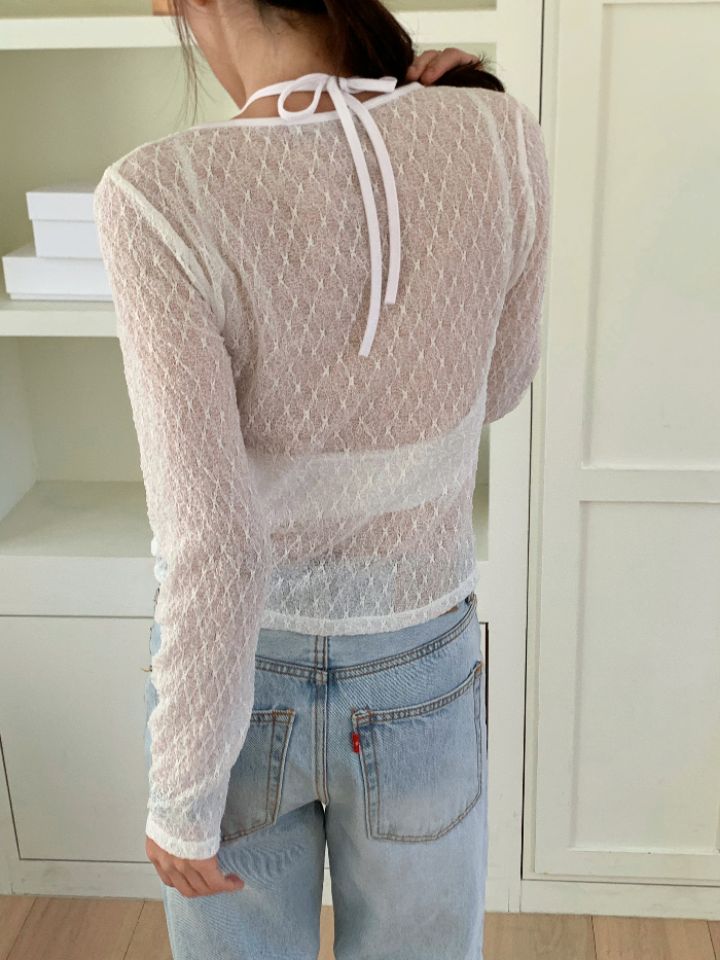 KOMOREBI東大門直郵女裝新品休閑熱賣時尚襯衫蕾絲衫蕾絲KOMOREBI襯衫/蕾絲衫