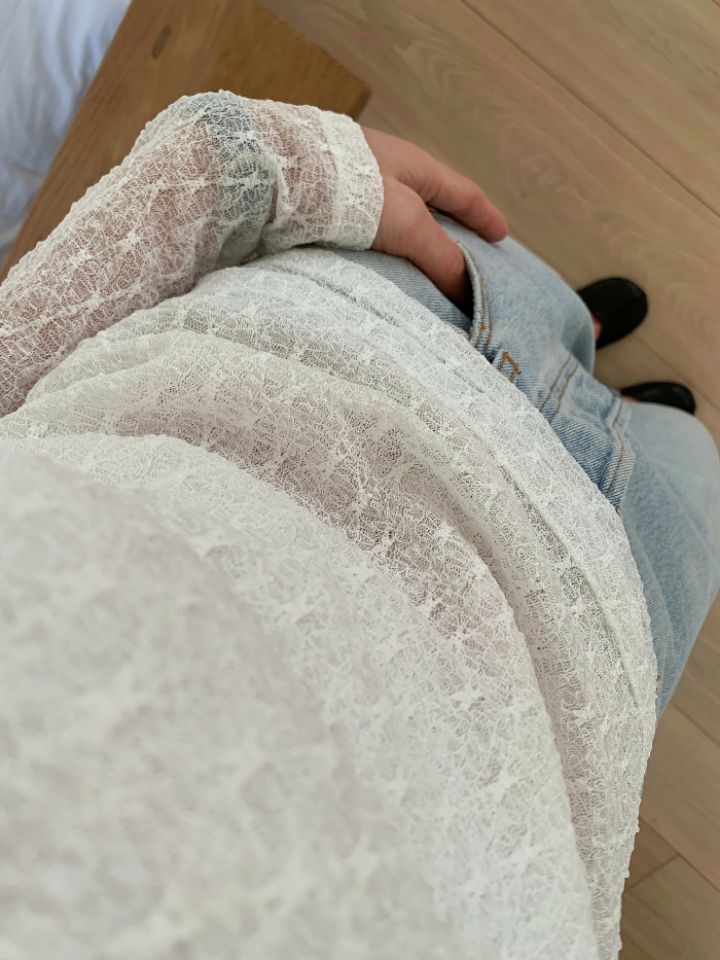 KOMOREBI東大門直郵女裝新品休閑熱賣時尚襯衫蕾絲衫蕾絲KOMOREBI襯衫/蕾絲衫