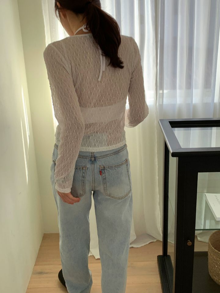 KOMOREBI東大門直郵女裝新品休閑熱賣時尚襯衫蕾絲衫蕾絲KOMOREBI襯衫/蕾絲衫