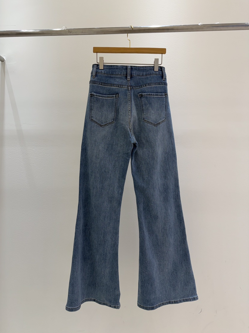 KC MARKET東大門代購女士新品熱賣推薦人氣休閑牛仔褲直筒KC MARKET牛仔褲