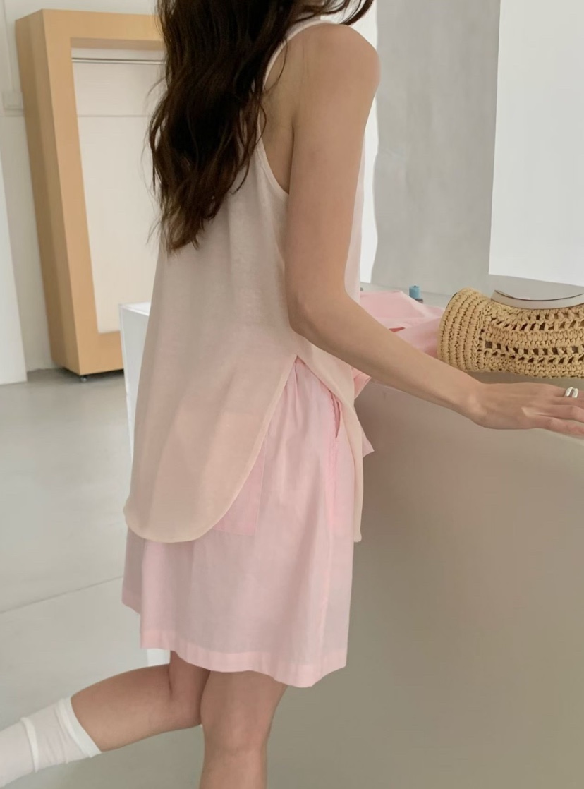 OLA韓國代購女士新品熱賣真品休閑推薦26春夏人氣吊帶背心mellor/OLA吊帶/背心