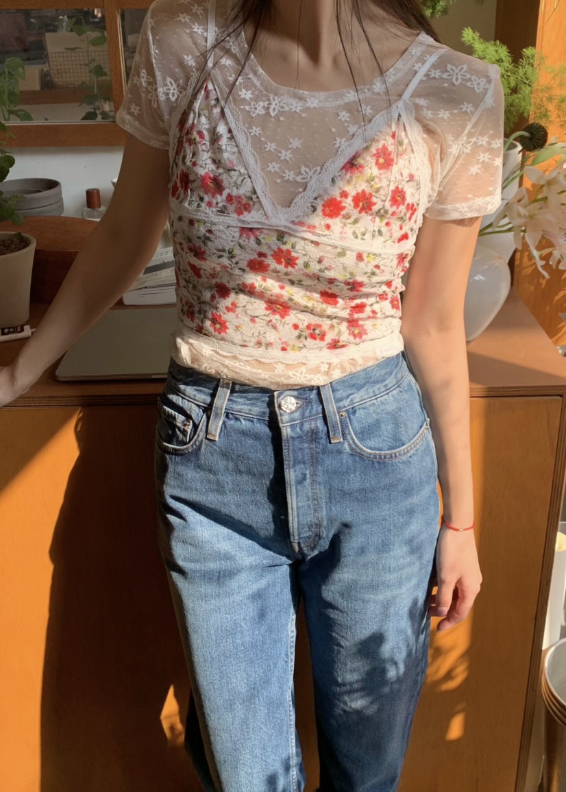 OUPPT東大門代購女士新款熱賣休閑推薦真品吊帶背心不含內搭OUPPT吊帶/背心