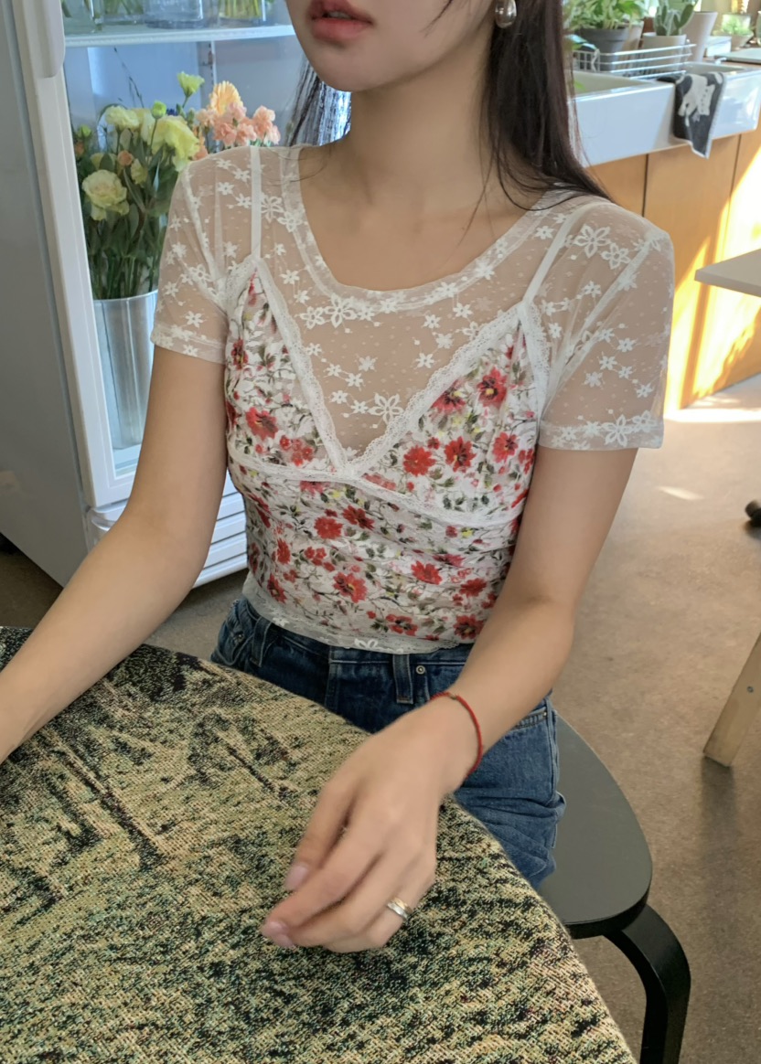 OUPPT東大門代購女士新款熱賣休閑推薦真品吊帶背心不含內搭OUPPT吊帶/背心圖色2