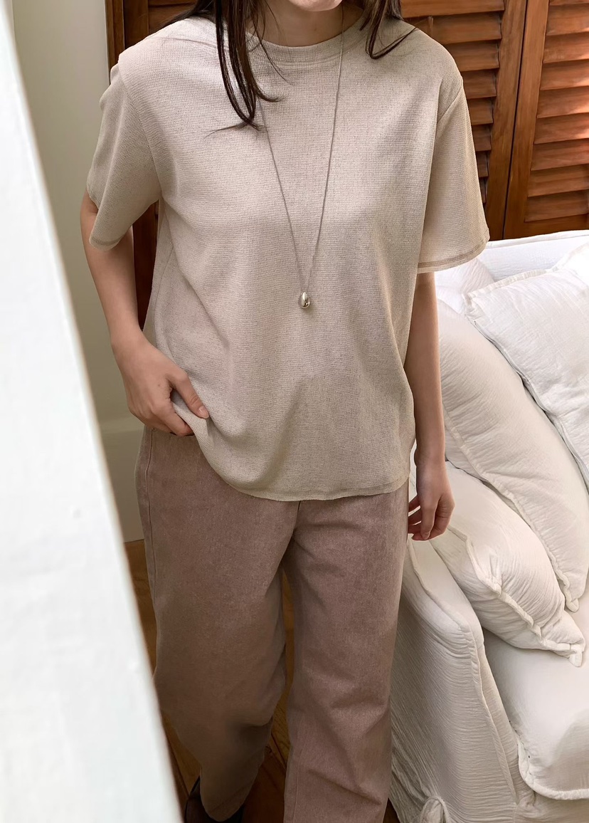 BINUS東大門代購女裝新款人氣推薦時尚真品職業熱賣26春夏T恤BINUST恤