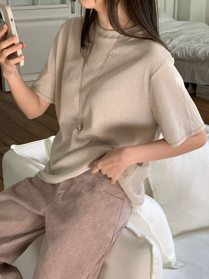 BINUS東大門代購女裝新款人氣推薦時尚真品職業熱賣26春夏T恤BINUST恤