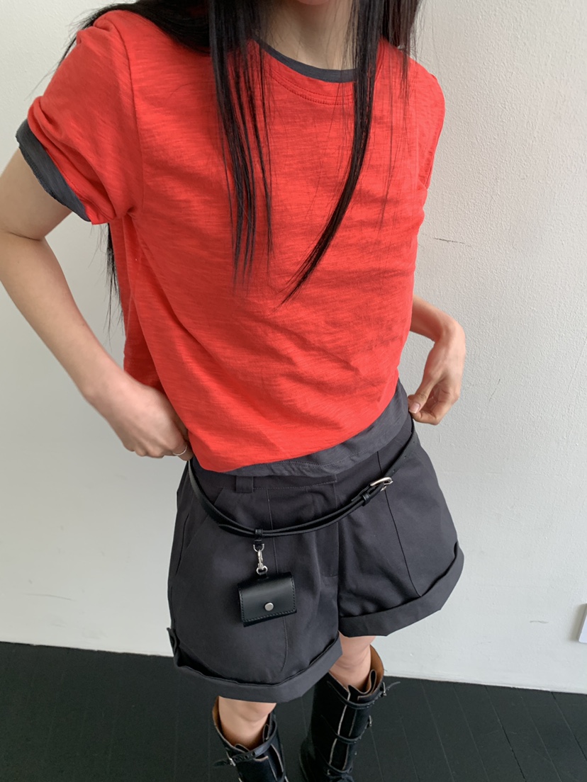 MURMUR東大門代購女士新品真品人氣26春夏職業休閑時尚T恤MURMURT恤