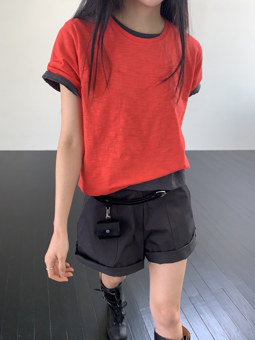 MURMUR東大門代購女士新品真品人氣26春夏職業休閑時尚T恤MURMURT恤