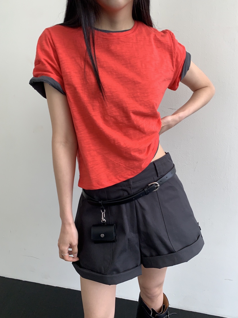 MURMUR東大門代購女士新品真品人氣26春夏職業休閑時尚T恤MURMURT恤