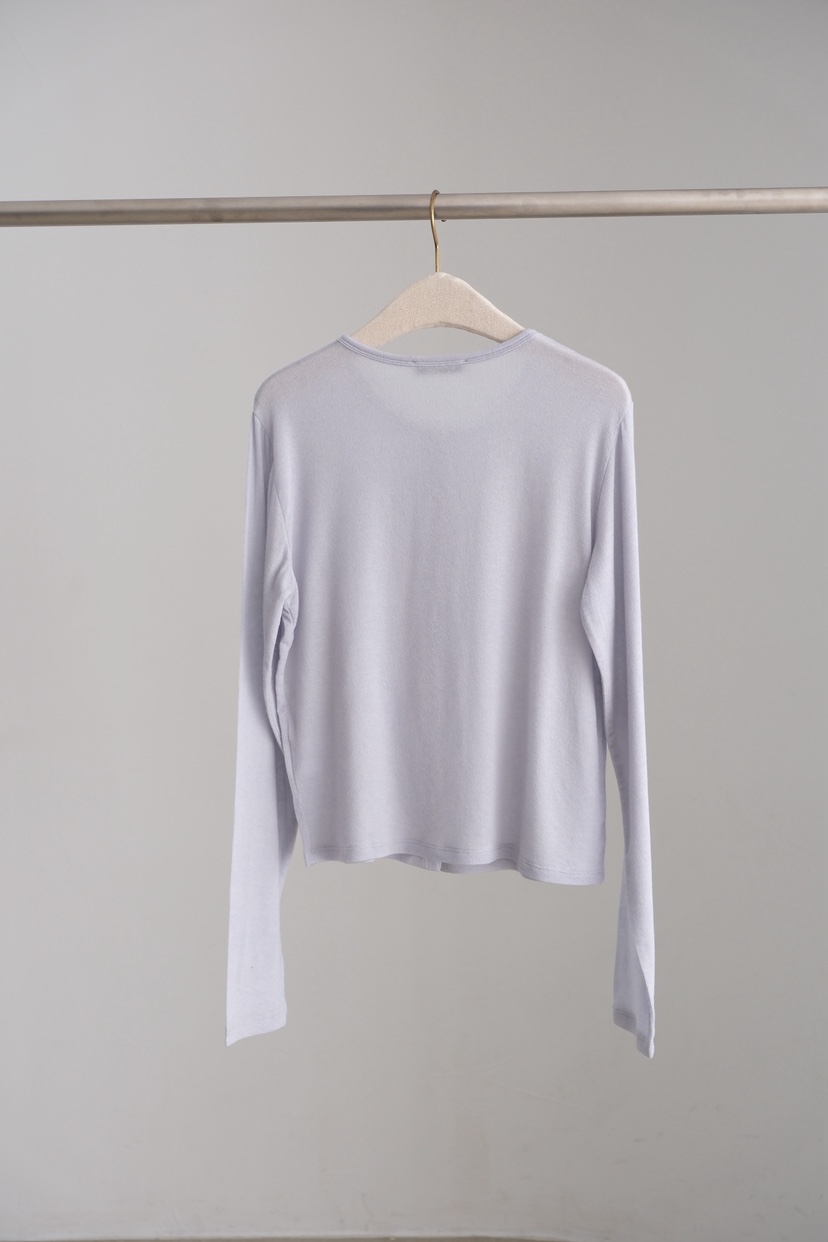 SORBET/FLAT WHITE韓國代購女裝新款職業時尚長袖T恤開衫SORBET/FLAT WHITE長袖T恤