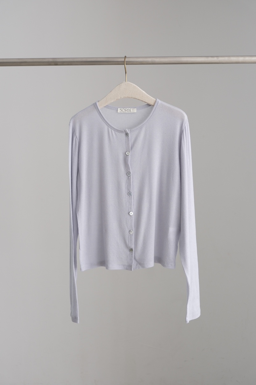 SORBET/FLAT WHITE韓國代購女裝新款職業時尚長袖T恤開衫SORBET/FLAT WHITE長袖T恤圖色1