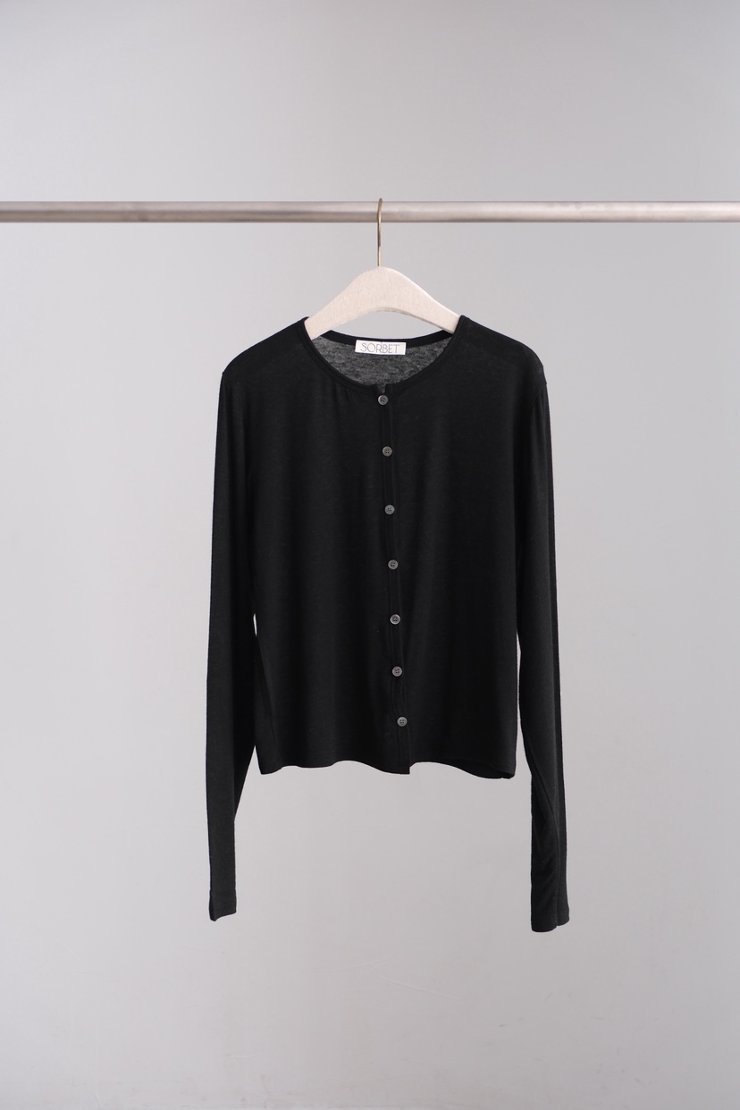 SORBET/FLAT WHITE韓國代購女裝新款職業時尚長袖T恤開衫SORBET/FLAT WHITE長袖T恤圖色3