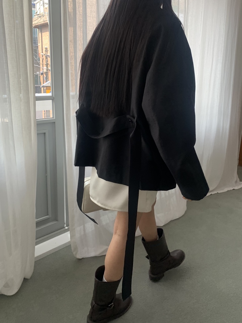 BAKING POWDER東大門代購女裝新品26春夏推薦夾克含腰繩BAKING POWDER夾克