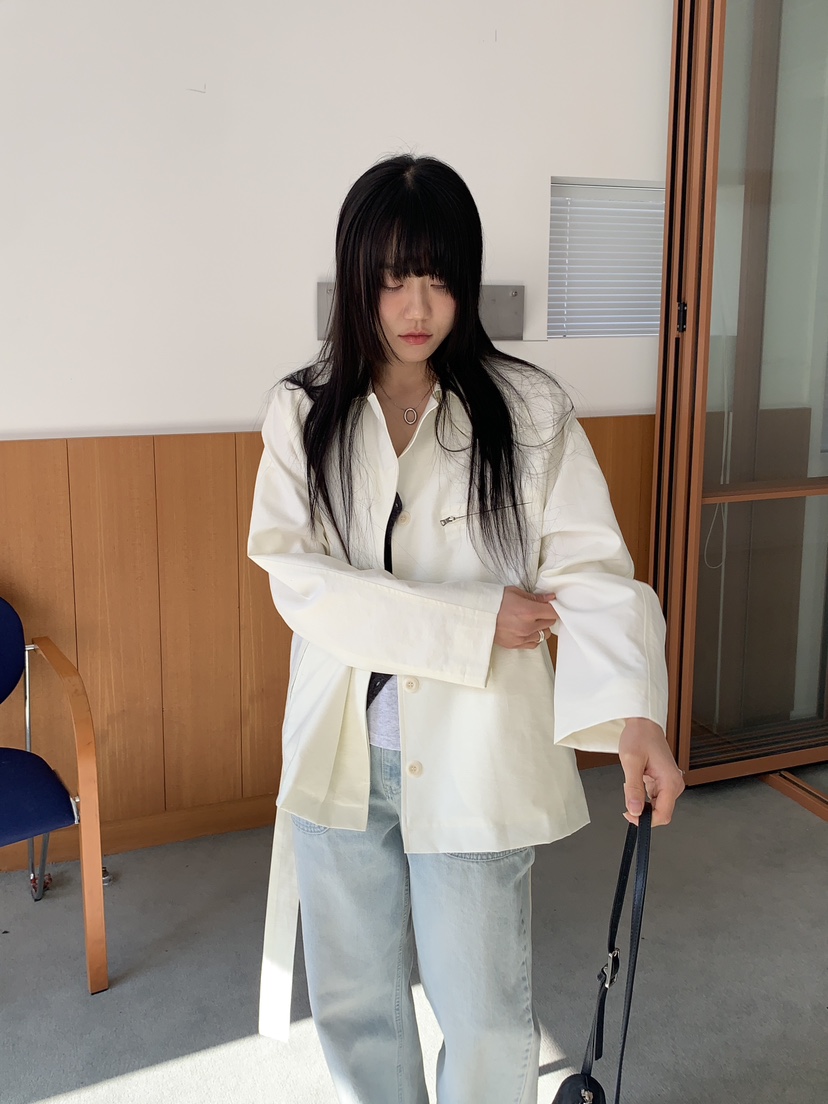 BAKING POWDER東大門代購女裝新品26春夏推薦夾克含腰繩BAKING POWDER夾克