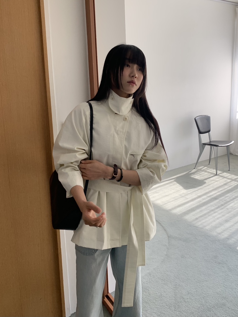 BAKING POWDER東大門代購女裝新品26春夏推薦夾克含腰繩BAKING POWDER夾克