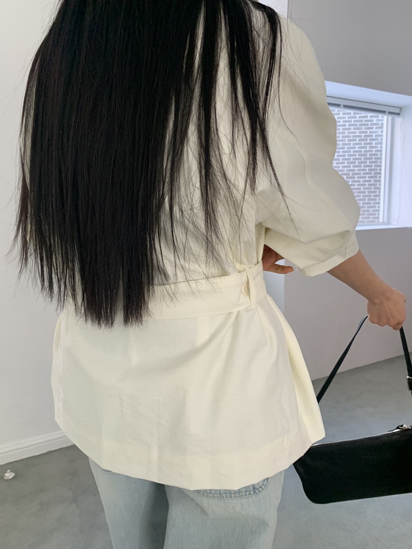 BAKING POWDER東大門代購女裝新品26春夏推薦夾克含腰繩BAKING POWDER夾克