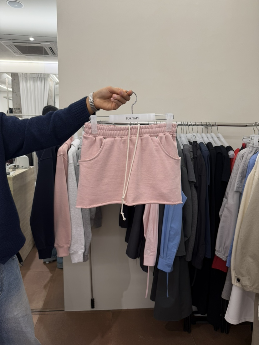 FOR TAPE東大門直郵女裝新款推薦人氣熱賣職業26春夏短裙棉FOR TAPE短裙圖色2