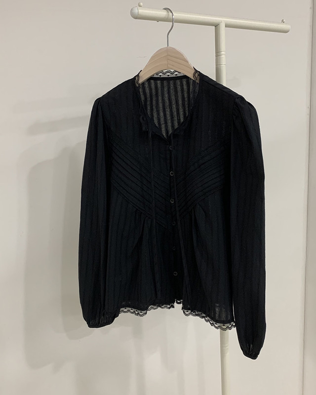 FRILL-T/DADA東大門代購女士新款真品時尚休閑襯衫蕾絲衫FRILL-T/DADA襯衫/蕾絲衫