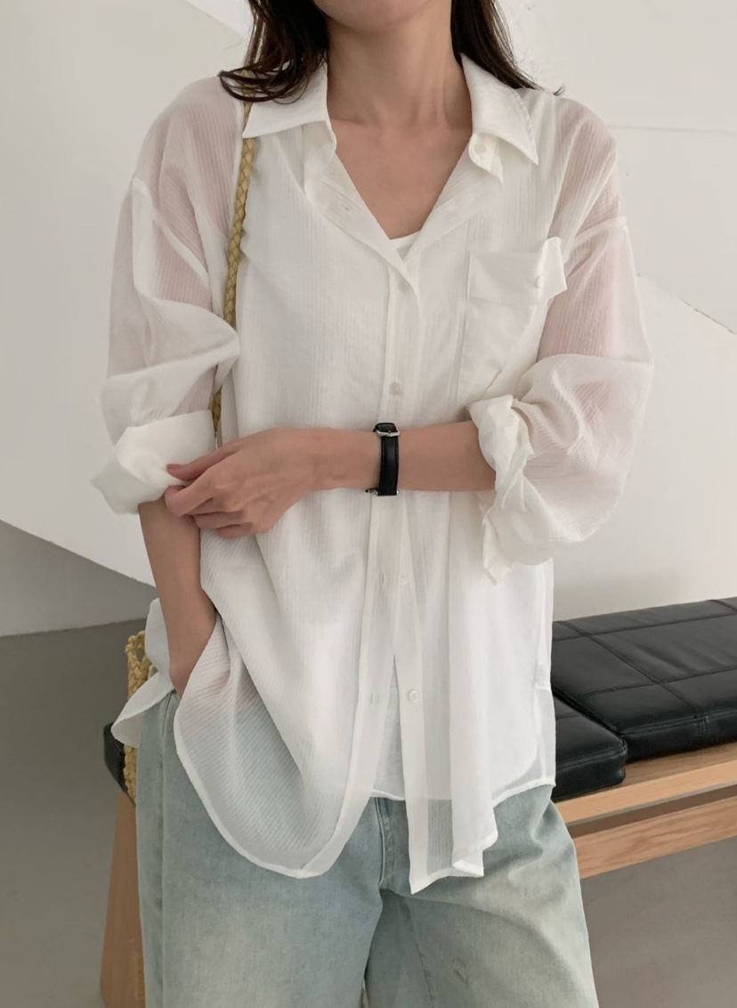 OLA東大門代購女裝新款職業時尚真品推薦休閑熱賣襯衫蕾絲衫mellor/OLA襯衫/蕾絲衫