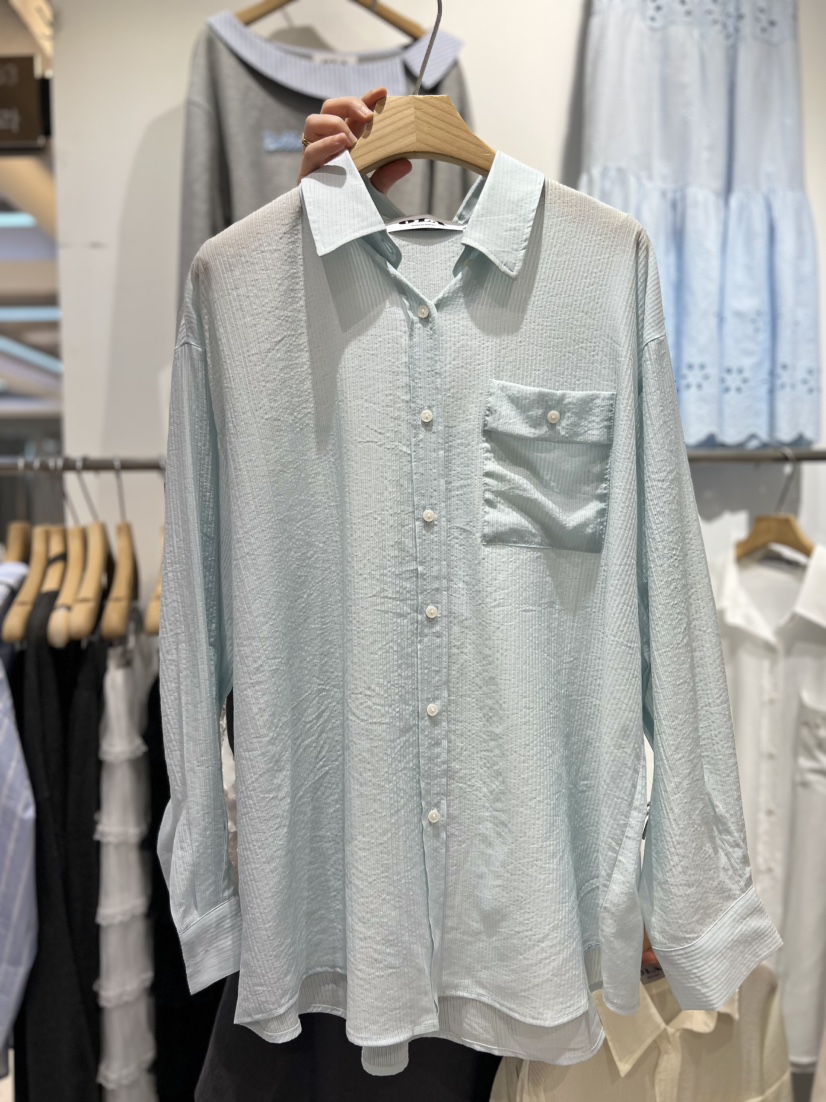 OLA東大門代購女裝新款職業時尚真品推薦休閑熱賣襯衫蕾絲衫mellor/OLA襯衫/蕾絲衫圖色2