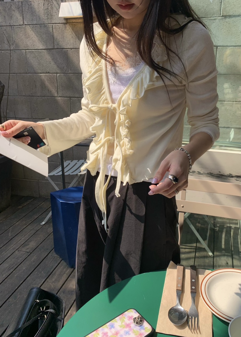 OUPPT東大門直郵女士新品推薦熱賣長袖T恤不含內搭羊毛衫OUPPT長袖T恤