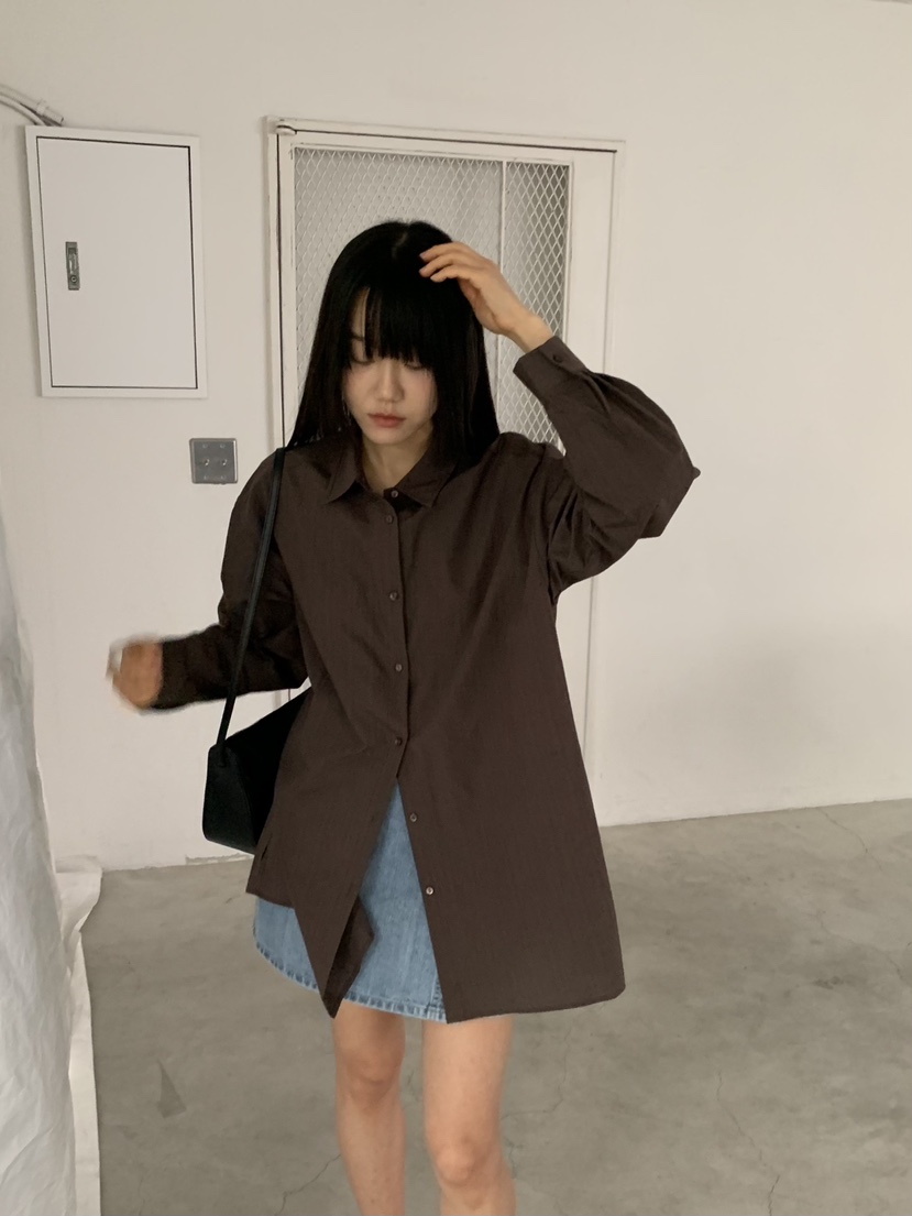 BAKING POWDER東大門實拍女裝新款職業熱賣26春夏襯衫蕾絲衫BAKING POWDER襯衫/蕾絲衫