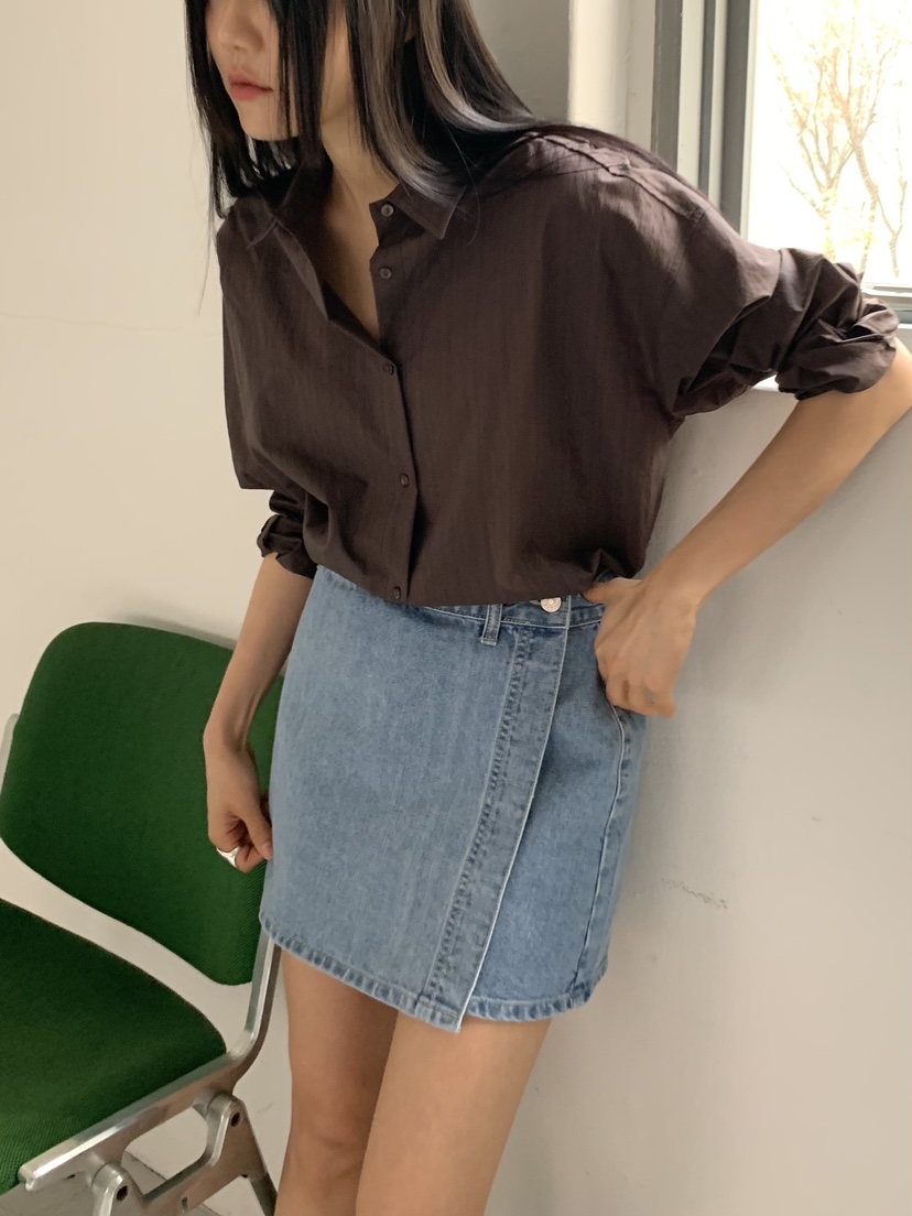 BAKING POWDER東大門實拍女裝新款職業熱賣26春夏襯衫蕾絲衫BAKING POWDER襯衫/蕾絲衫