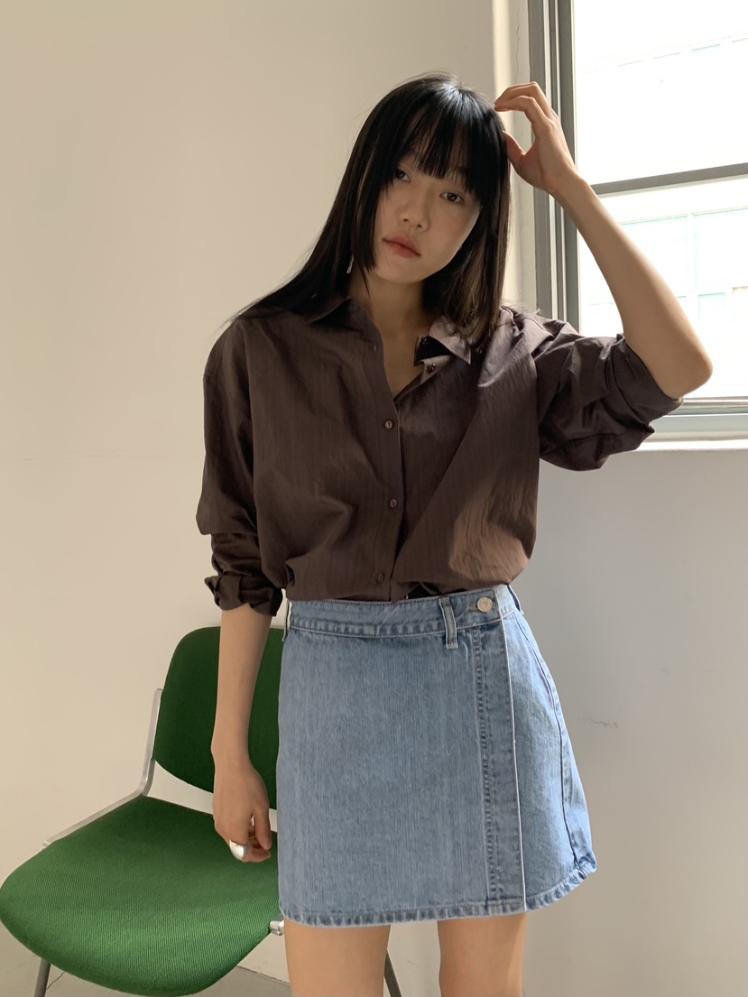 BAKING POWDER東大門實拍女裝新款職業熱賣26春夏襯衫蕾絲衫BAKING POWDER襯衫/蕾絲衫