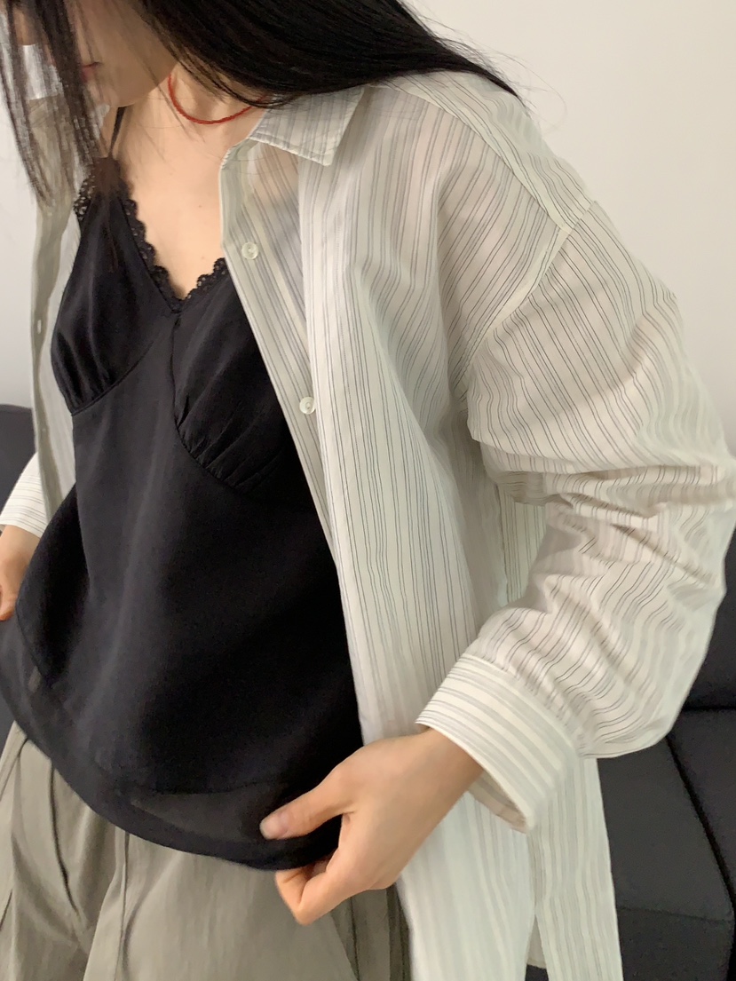 BAKING POWDER東大門實拍女裝新款職業熱賣26春夏襯衫蕾絲衫BAKING POWDER襯衫/蕾絲衫