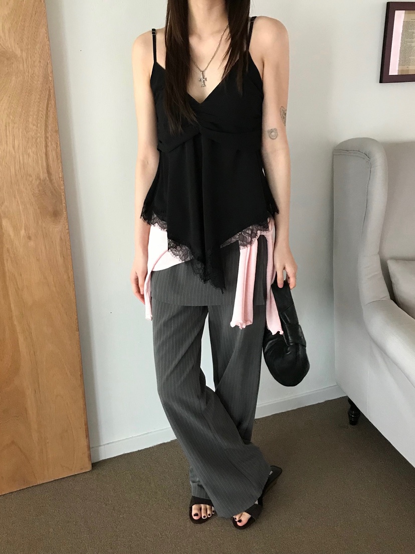 ESCHER東大門代購女裝新品職業26春夏真品吊帶背心不含內搭ESCHER吊帶/背心