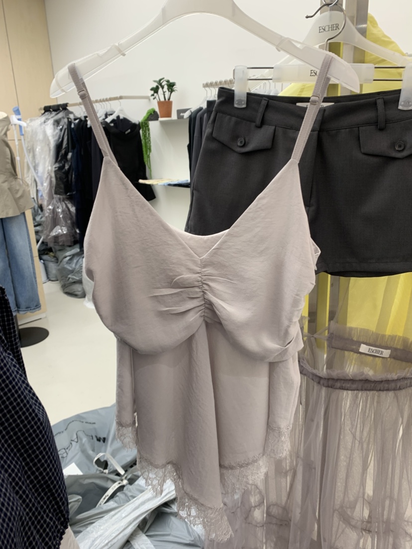ESCHER東大門代購女裝新品職業26春夏真品吊帶背心不含內搭ESCHER吊帶/背心圖色3