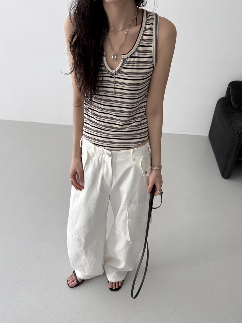 MINIMUZE韓國代購女士新款真品職業推薦休閑26春夏吊帶背心MINIMUZE吊帶/背心