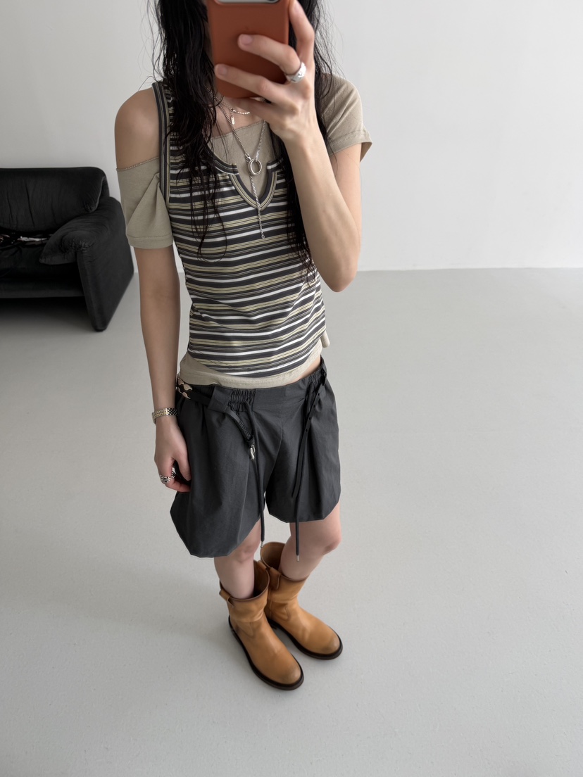 MINIMUZE韓國代購女士新款真品職業推薦休閑26春夏吊帶背心MINIMUZE吊帶/背心