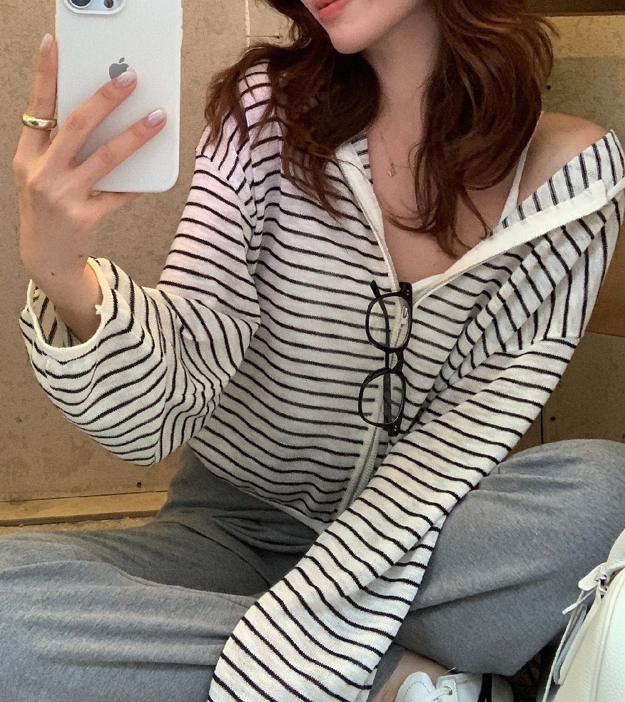 OLA東大門直郵女裝新款人氣休閑真品推薦時尚針織衫連帽衫mellor/OLA針織衫