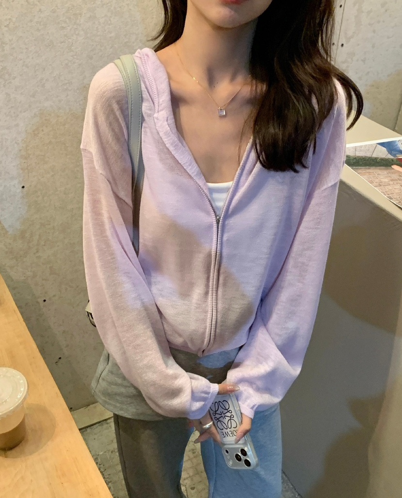 OLA東大門直郵女裝新款人氣休閑真品推薦時尚針織衫連帽衫mellor/OLA針織衫