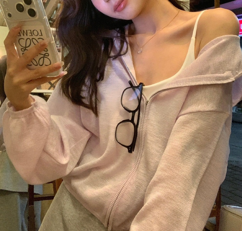 OLA東大門直郵女裝新款人氣休閑真品推薦時尚針織衫連帽衫mellor/OLA針織衫