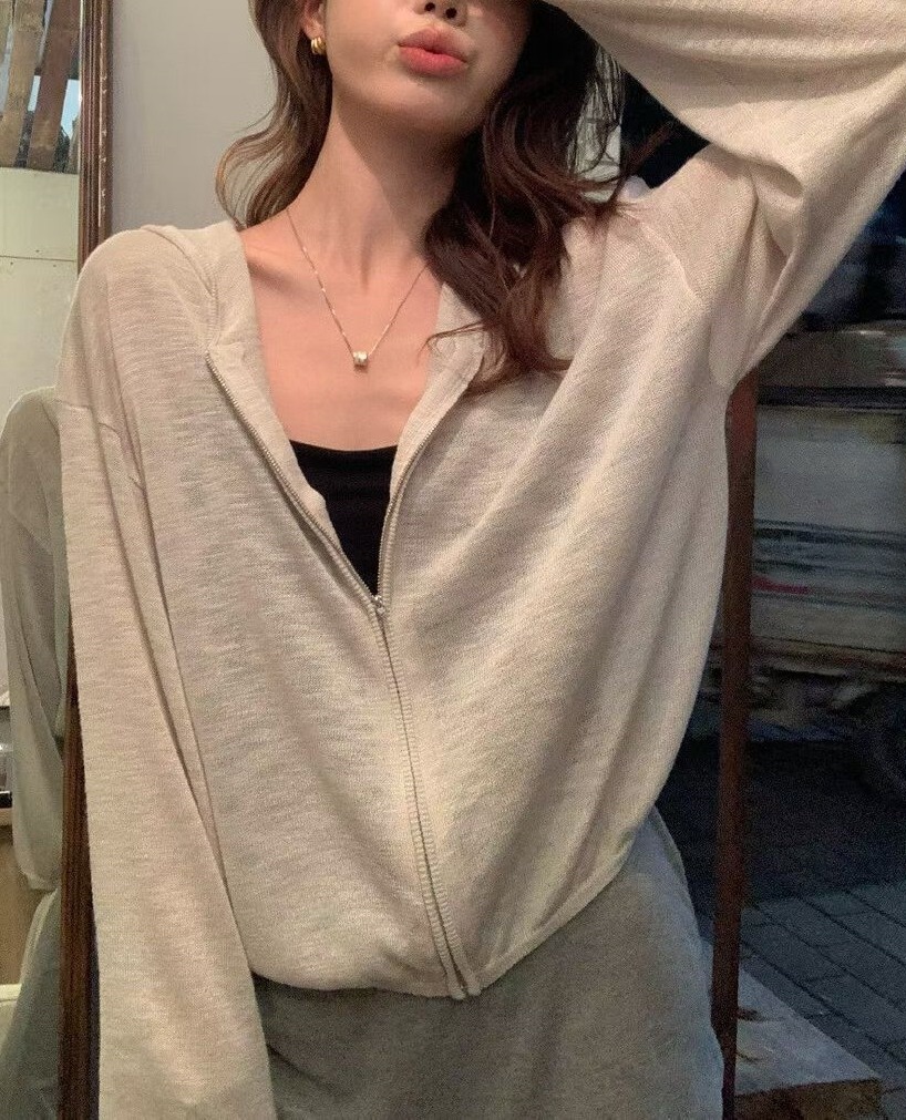 OLA東大門直郵女裝新款人氣休閑真品推薦時尚針織衫連帽衫mellor/OLA針織衫