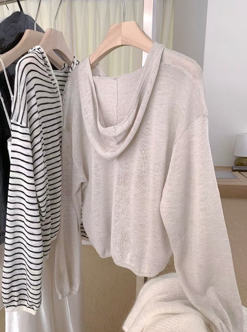 OLA東大門直郵女裝新款人氣休閑真品推薦時尚針織衫連帽衫mellor/OLA針織衫