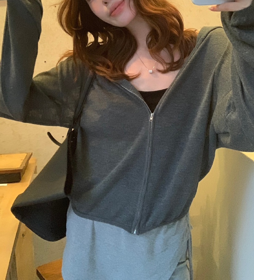 OLA東大門直郵女裝新款人氣休閑真品推薦時尚針織衫連帽衫mellor/OLA針織衫