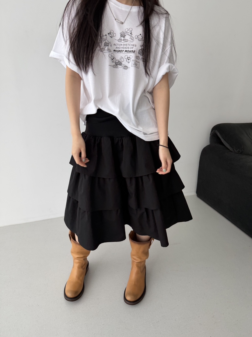 MINIMUZE東大門直郵女士新品人氣時尚26春夏半身裙中短裙MINIMUZE半身裙/中短裙