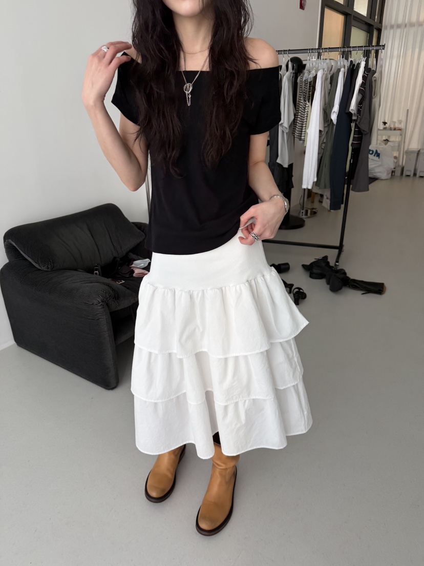 MINIMUZE東大門直郵女士新品人氣時尚26春夏半身裙中短裙MINIMUZE半身裙/中短裙