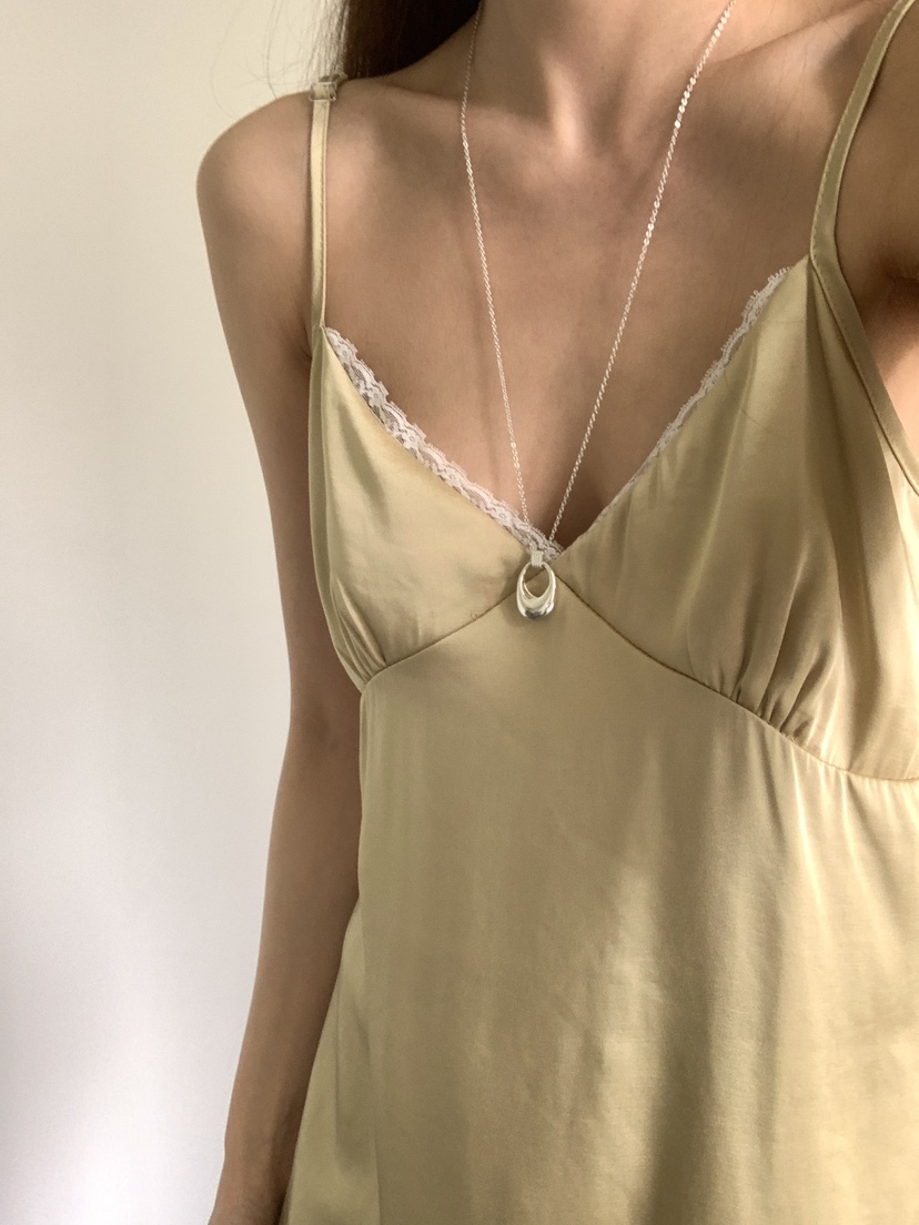 FRILL-T/DADA韓國直郵女士新品熱賣休閑連衣裙蕾絲緞面FRILL-T/DADA連衣裙