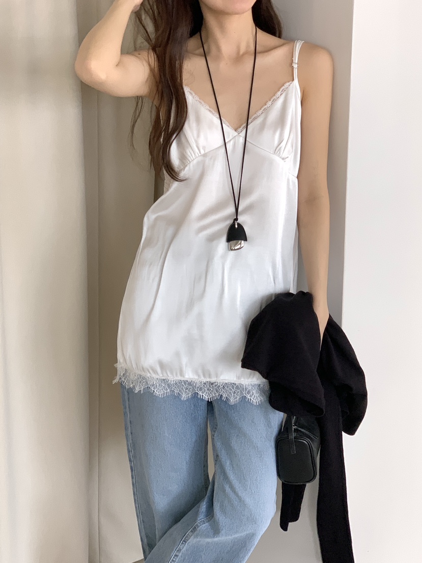 FRILL-T/DADA韓國直郵女士新品熱賣休閑連衣裙蕾絲緞面FRILL-T/DADA連衣裙圖色2