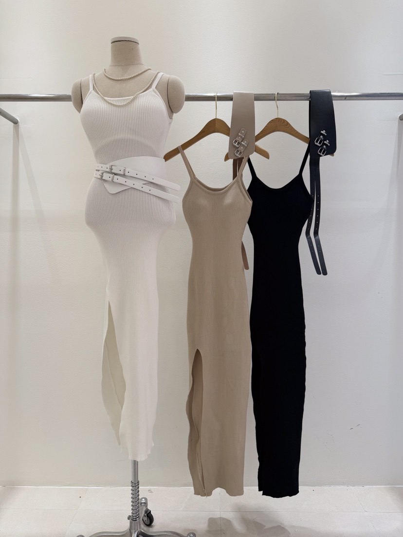 KC MARKET東大門實拍女裝新款熱賣人氣26春夏連衣裙含腰帶KC MARKET連衣裙