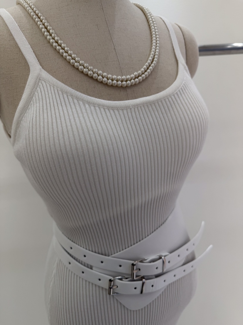 KC MARKET東大門實拍女裝新款熱賣人氣26春夏連衣裙含腰帶KC MARKET連衣裙