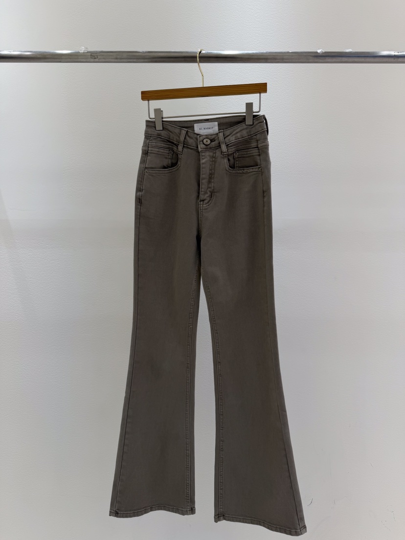 KC MARKET韓國代購女士新品休閑熱賣職業推薦26春夏牛仔褲KC MARKET牛仔褲