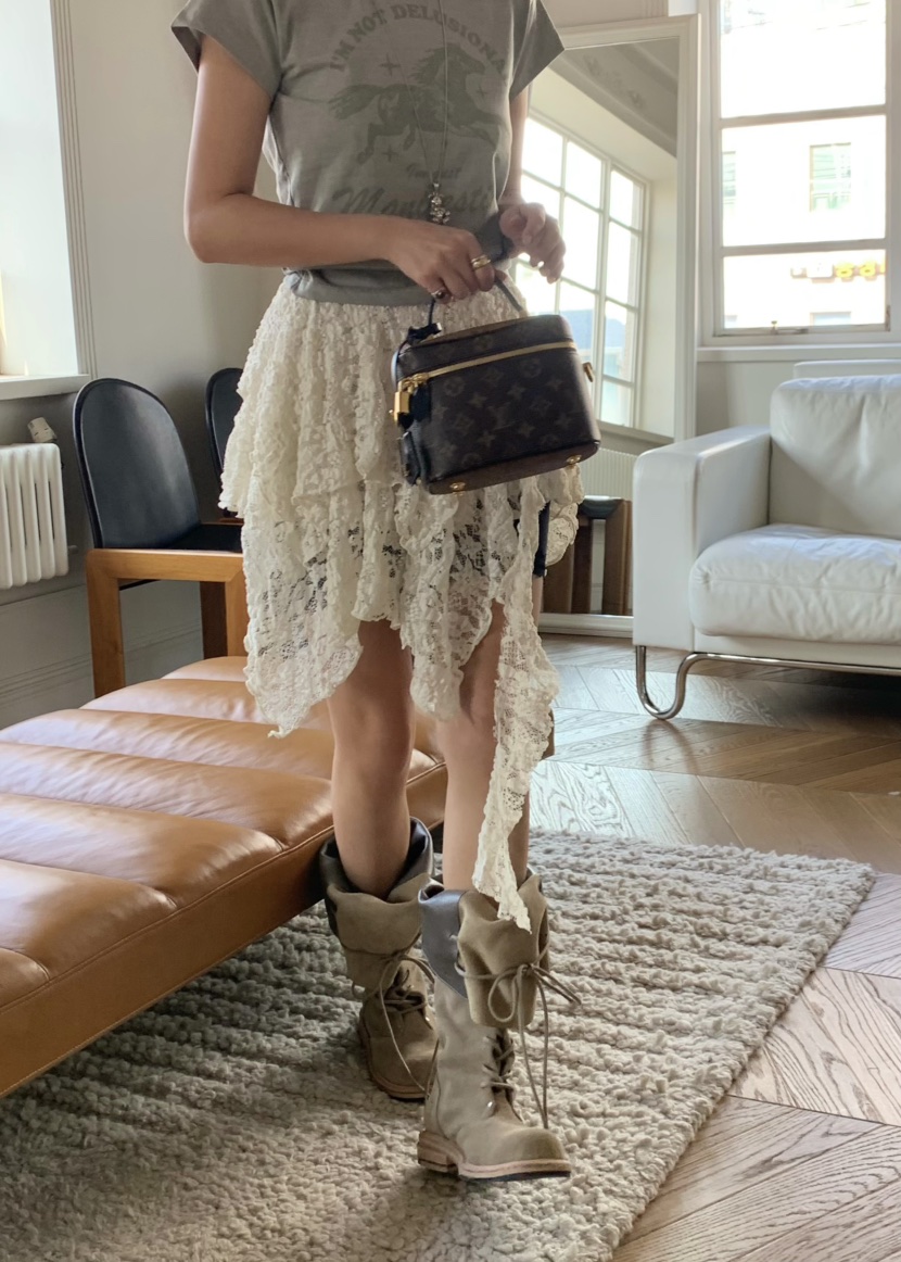 OUPPT韓國代購女裝新款推薦時尚人氣熱賣真品休閑26春夏短裙OUPPT短裙