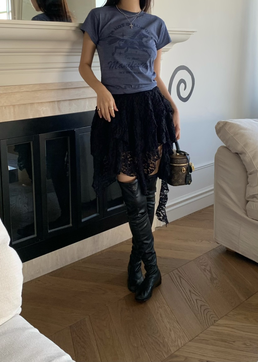 OUPPT韓國代購女裝新款推薦時尚人氣熱賣真品休閑26春夏短裙OUPPT短裙