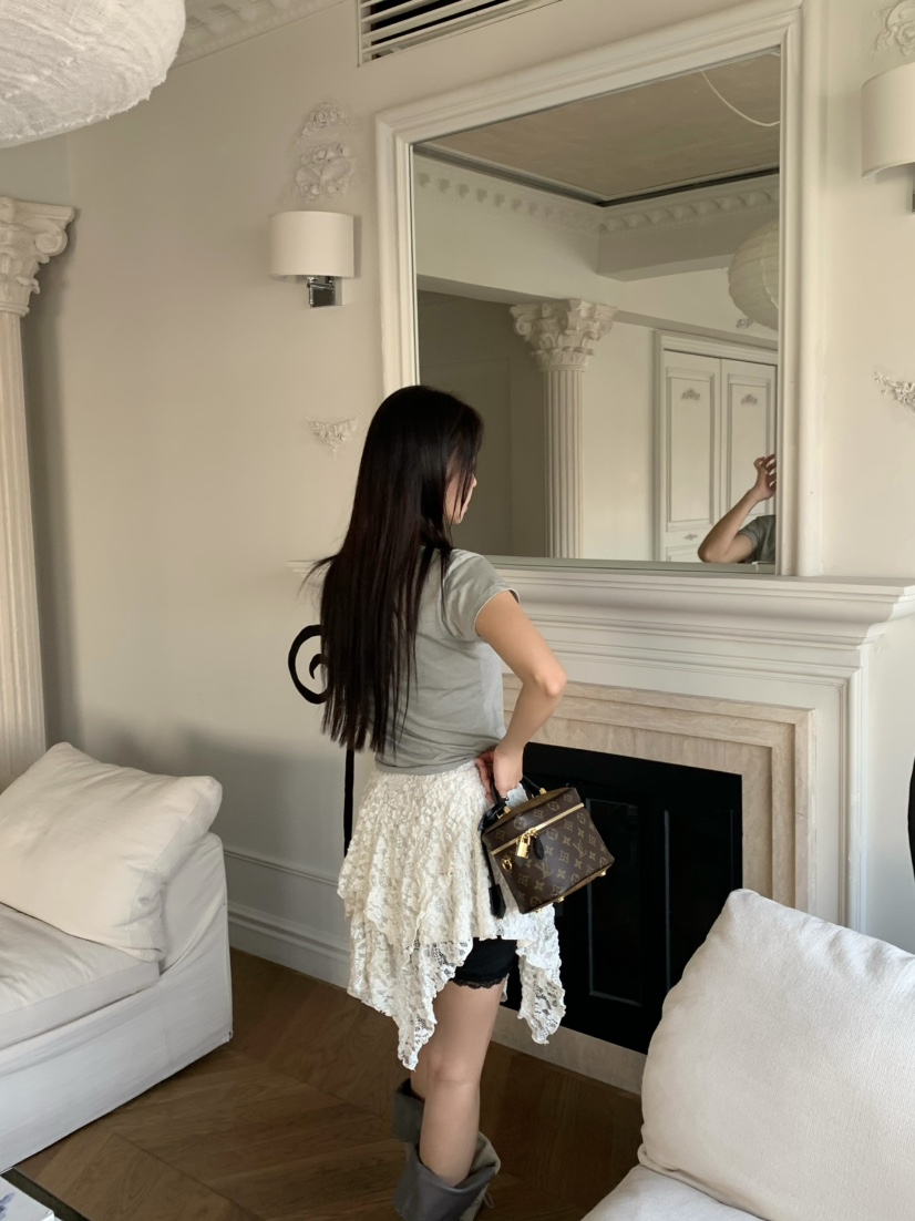 OUPPT韓國代購女裝新款推薦時尚人氣熱賣真品休閑26春夏短裙OUPPT短裙