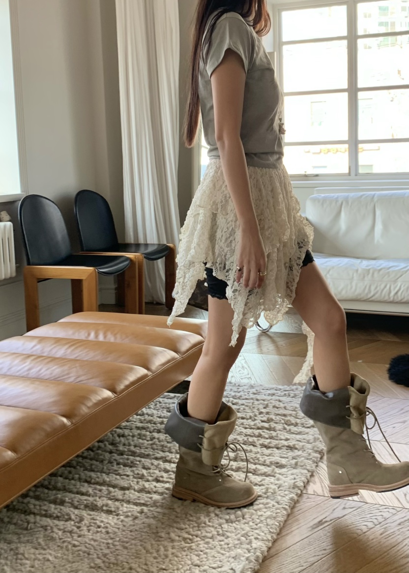 OUPPT韓國代購女裝新款推薦時尚人氣熱賣真品休閑26春夏短裙OUPPT短裙