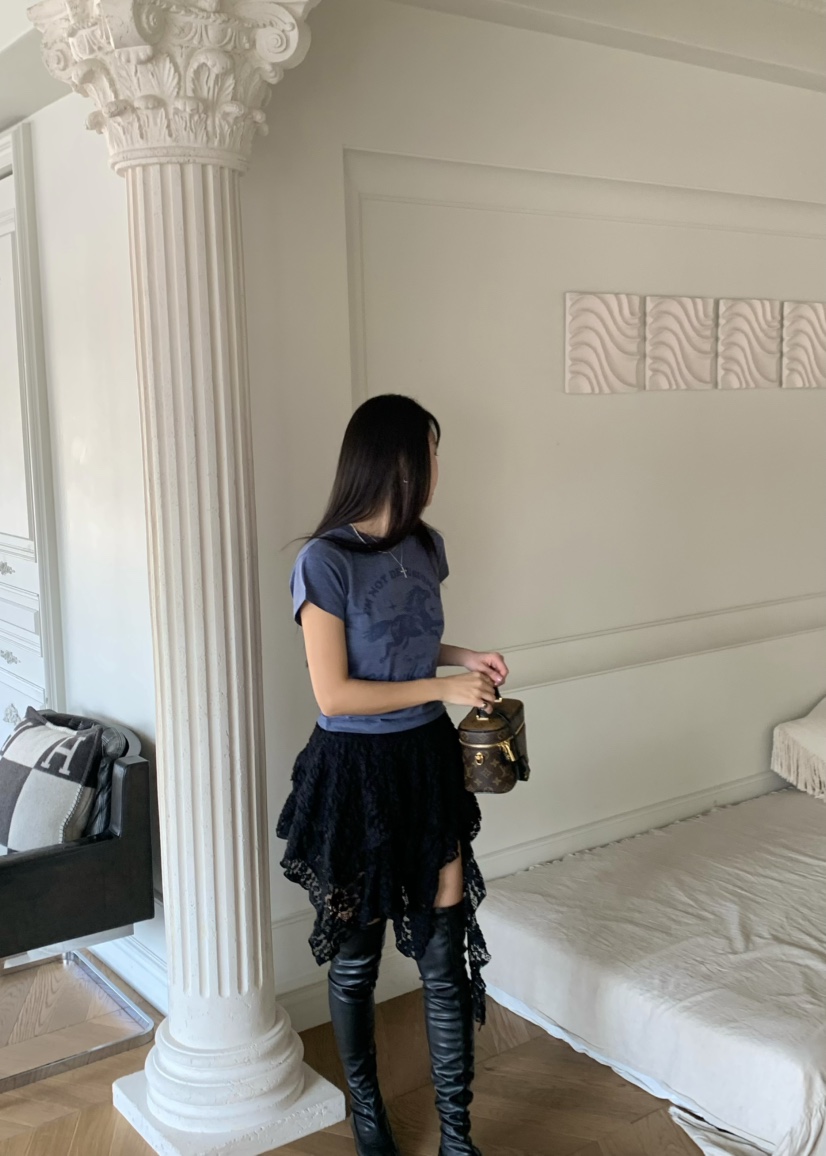 OUPPT韓國代購女裝新款推薦時尚人氣熱賣真品休閑26春夏短裙OUPPT短裙